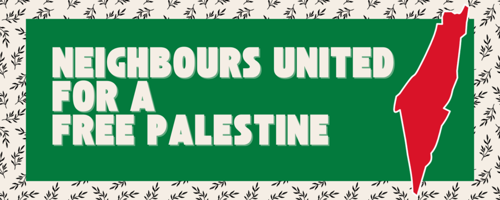 Neighbours United for a Free Palestine logo